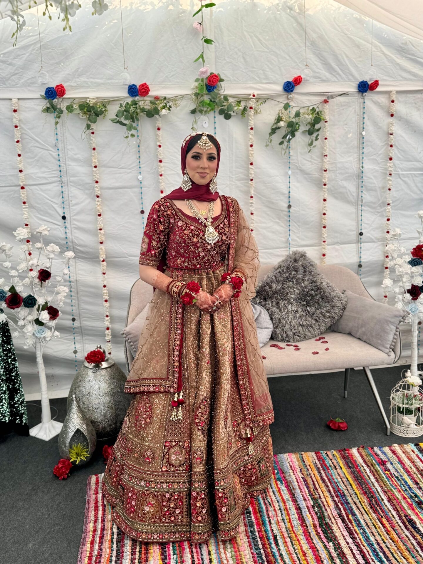 outfit,wedding lengha,red,red bridal dress,red and gold,#asiandress,High Quality,maroon red wedding dress,weddingwear,#wedding,#weddingdress,lehnga,#asianoutfit,Bridal lehenga,Birmingham,#heavyembroidery,#designerlehenga,#asian,worn once,Bridal,3 piece set,#bridallehenga,maroonlengha,#asianbridalweddingdress,designerlengha,Bridesmaid,Asian bridal,As New,three piece outfit,like new,Bestseller,Ready-to-wear